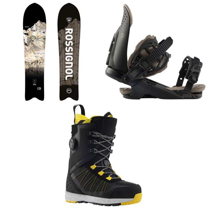 Rossignol XV Sushi Snowboard + Cuda Snowboard Bindings + RS Hybrid Snowboard Boots 2027