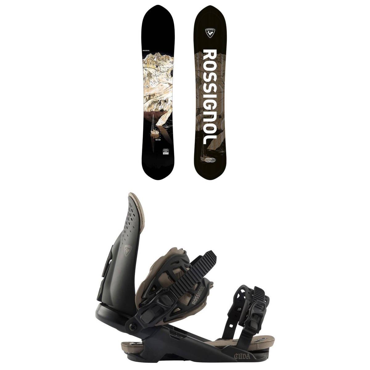 Rossignol XV Slashimi Snowboard + Cuda Snowboard Bindings 2027