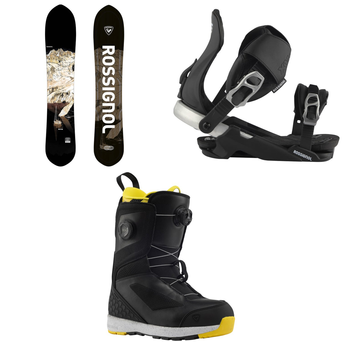 Rossignol XV Slashimi Snowboard + XV Snowboard Bindings + RS Primo Snowboard Boots 2027