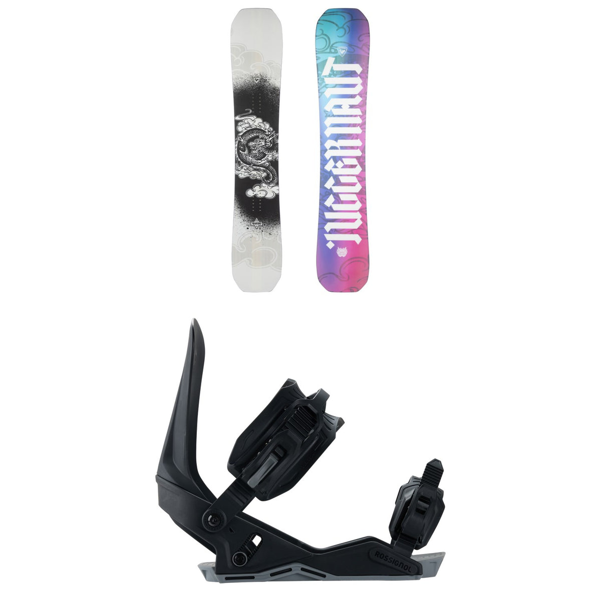 Rossignol Juggernaut Snowboard + Works Snowboard Bindings 2027