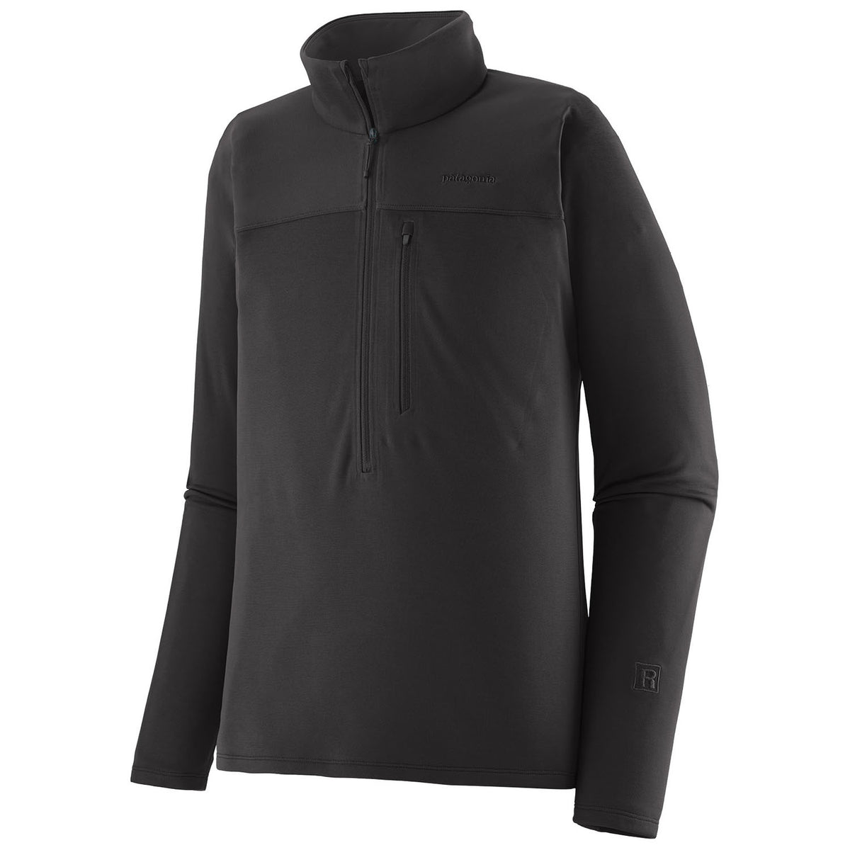 Patagonia R1 Ultralight 1/2 Zip Pullover - Men's Black