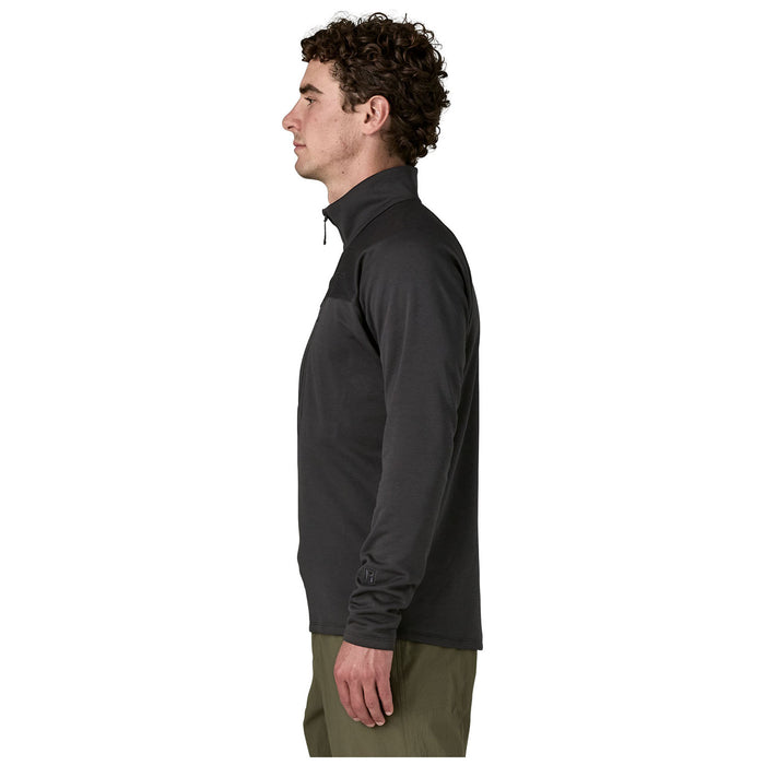 Patagonia R1 Ultralight 1/2 Zip Pullover - Men's Black