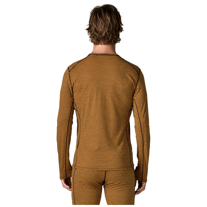 Patagonia Capilene Lightweight Crew Top - Men's Polar Stripe: Smolder Blue