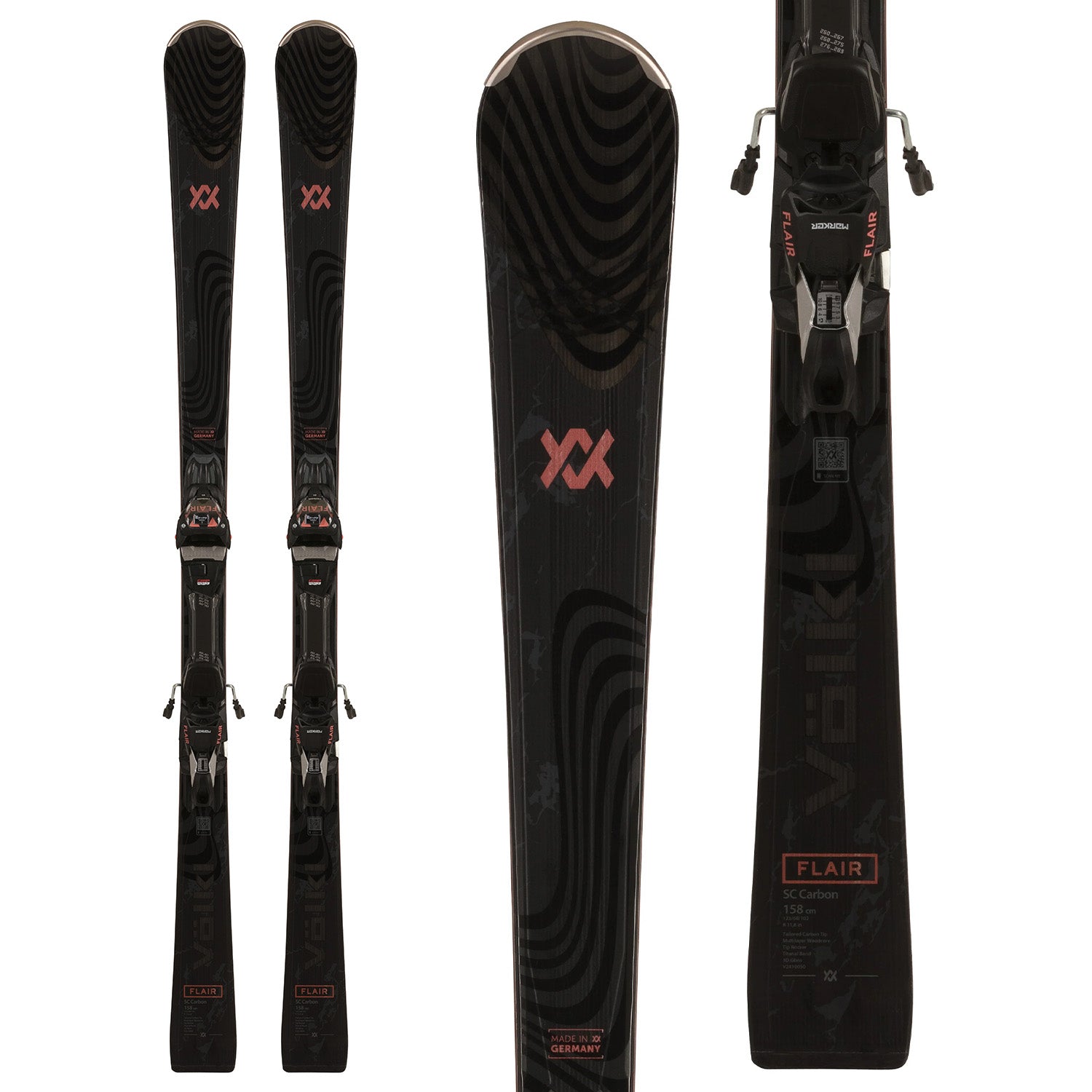 Völkl Flair SC Skis + vMotion 11 TCX Demo Ski Bindings 2025 – evo