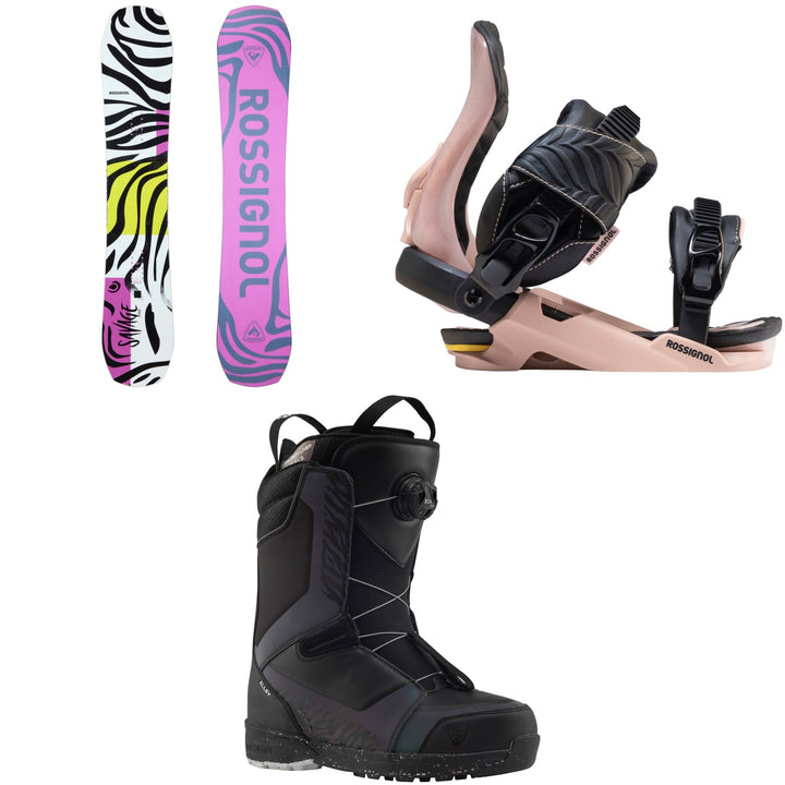 Rossignol Diva Savage Snowboard + Diva Snowboard Bindings + Alley Boa H4 Snowboard Boots - Women's 2027