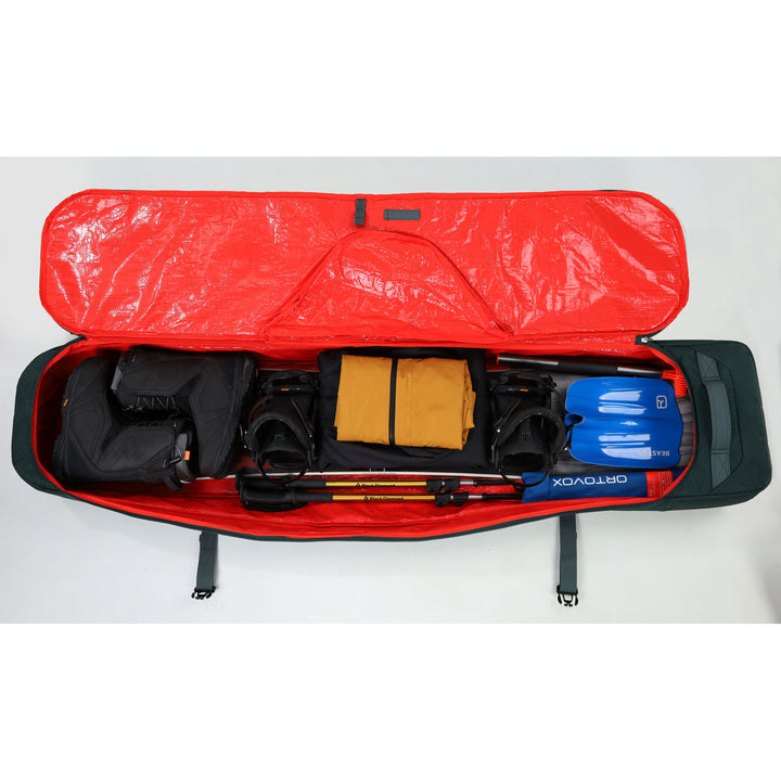 Nitro Tracker Wheelie Board Bag Jungle Green