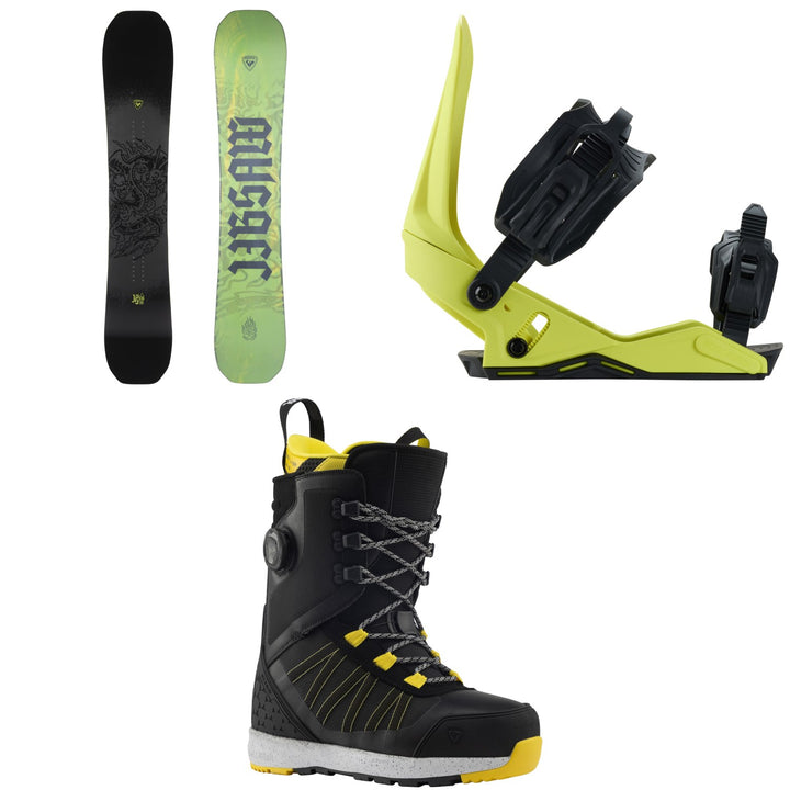 Rossignol Jibsaw Snowboard + Works Snowboard Bindings + RS Hybrid Snowboard Boots 2027