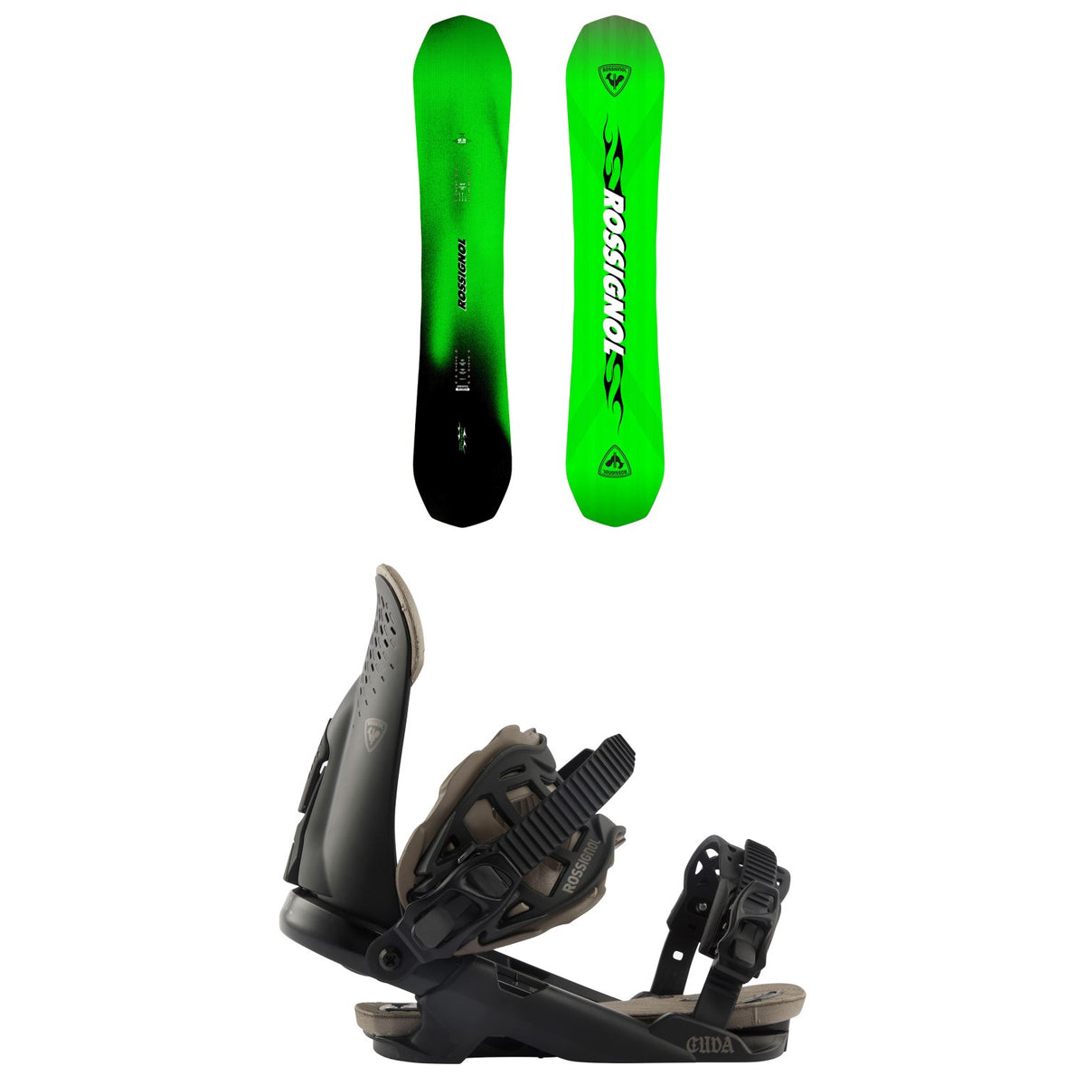 Rossignol Super Revenant Snowboard + Cuda Snowboard Bindings 2027