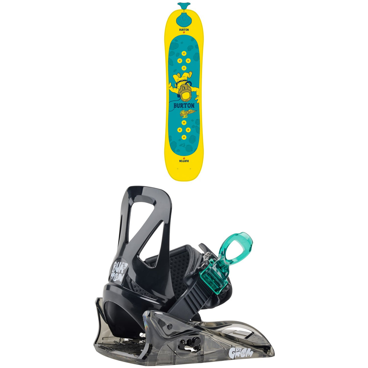 Burton Riglet Snowboard + Mini Grom Snowboard Binding - Kids' 2027