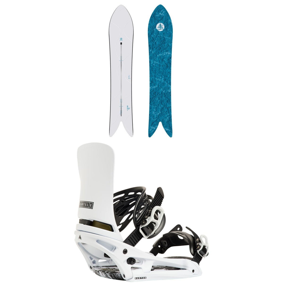 Burton Family Tree Smooth Operator Snowboard + Cartel X EST Snowboard Bindings 2027
