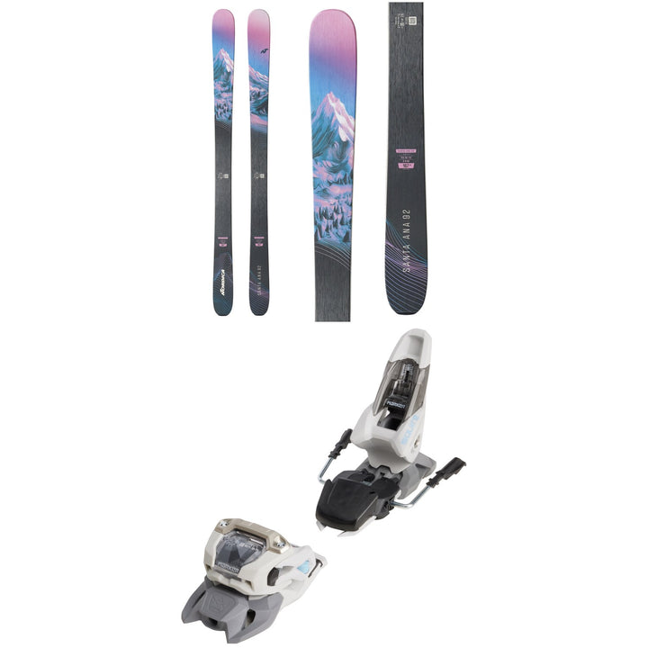 Nordica Santa Ana 92 Skis - Women's 2027 + Marker Squire 11 Ski Bindings