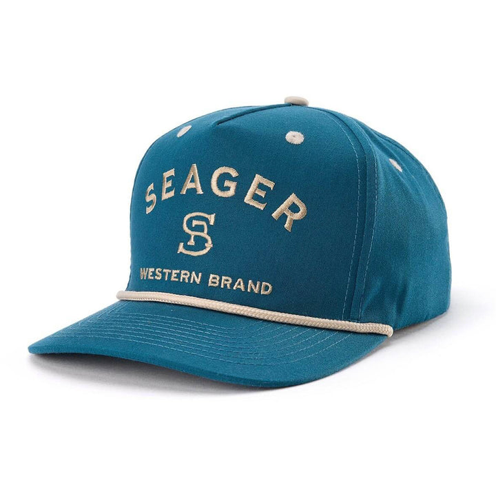 Seager Branded Snapback Hat Navy