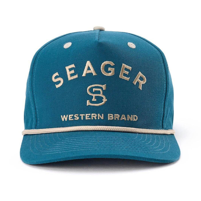 Seager Branded Snapback Hat Navy