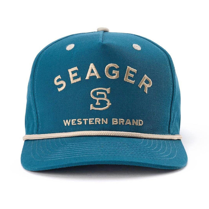 Seager Branded Snapback Hat Navy