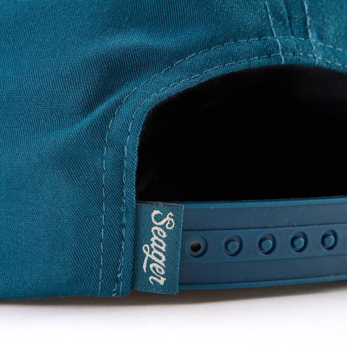 Seager Branded Snapback Hat Navy
