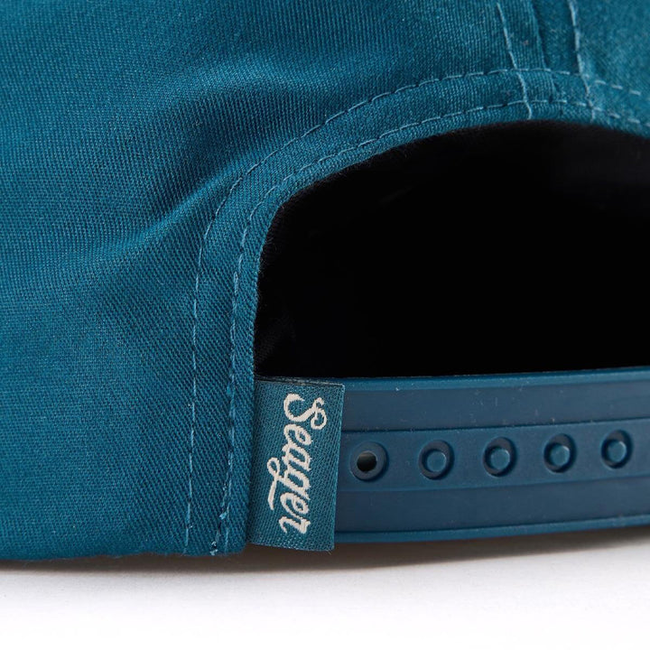 Seager Branded Snapback Hat Navy