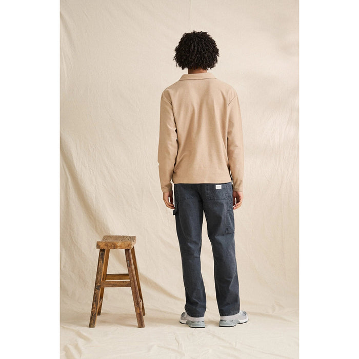 Rhythm Kapu Long-Sleeve Rugby Polo - Men's Incense