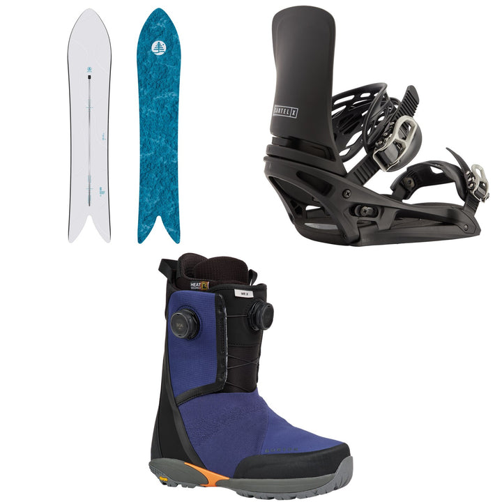 Burton Family Tree Smooth Operator Snowboard + Cartel X EST Snowboard Bindings + Waverange X Snowboard Boots 2027