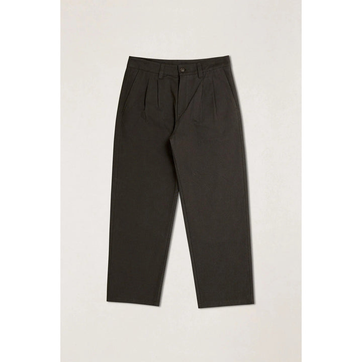 Rhythm Double Pleat Twill Trousers - Men's Vintage Black