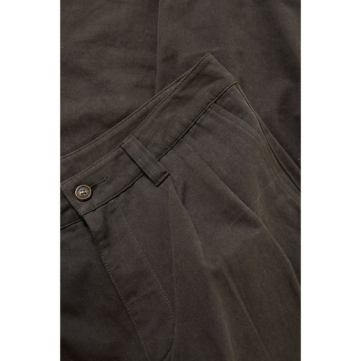 Rhythm Double Pleat Twill Trousers - Men's Vintage Black