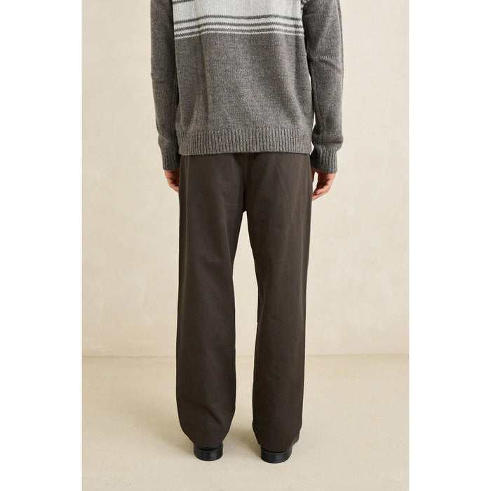 Rhythm Double Pleat Twill Trousers - Men's Vintage Black