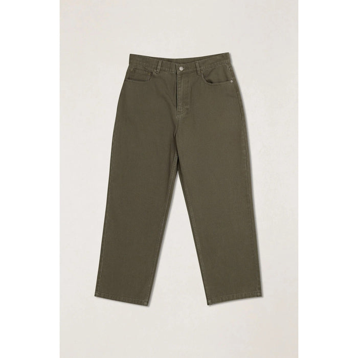 Rhythm Essential Relaxed Straight Jeans - Men's Dark Olive