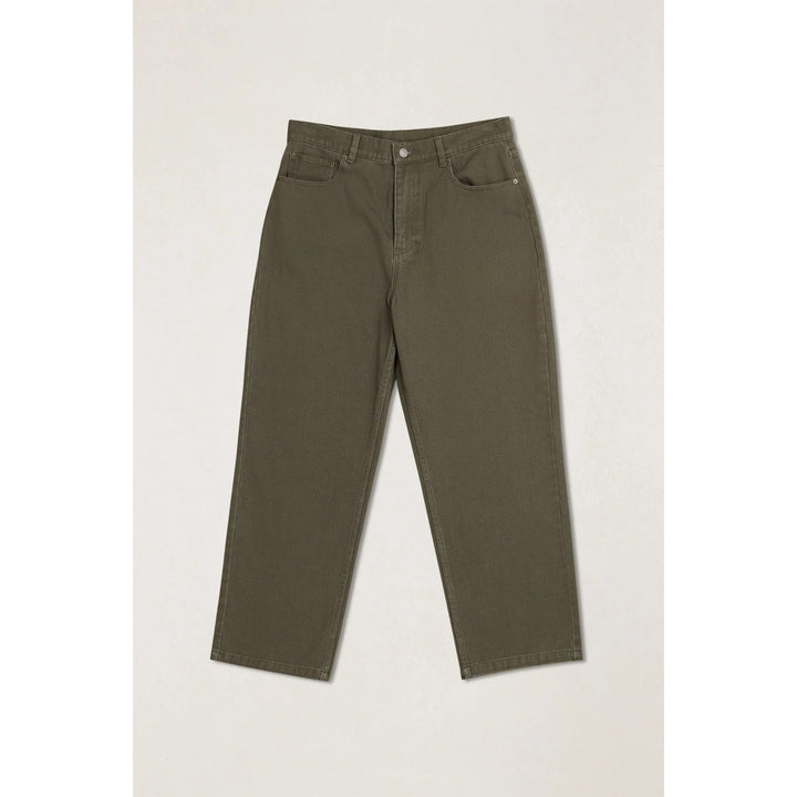 Rhythm Essential Relaxed Straight Jeans - Men's Dark Olive