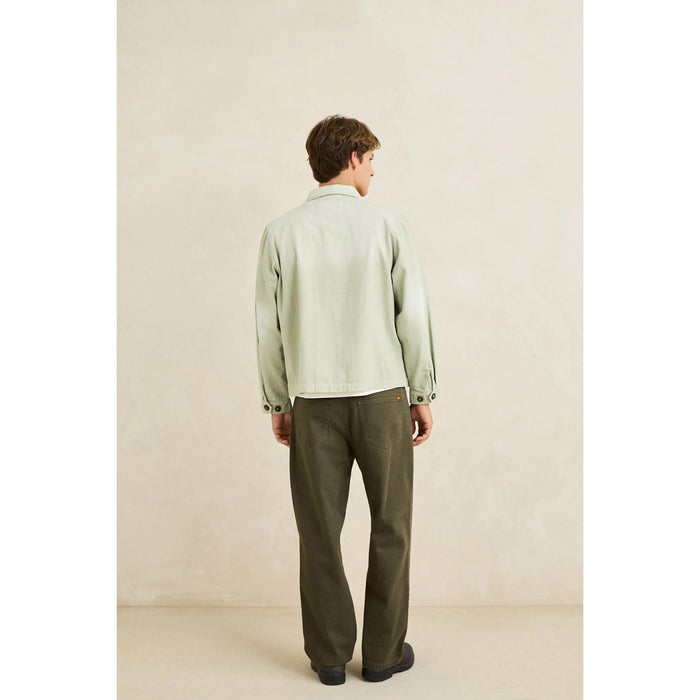 Rhythm Essential Relaxed Straight Jeans - Men's Dark Olive