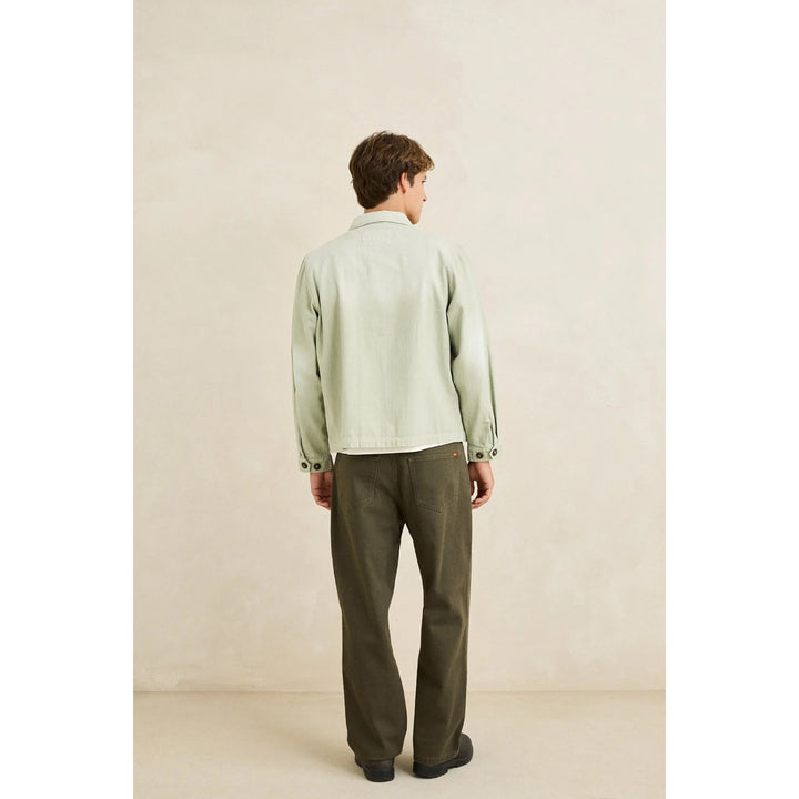 Rhythm Essential Relaxed Straight Jeans - Men's Dark Olive