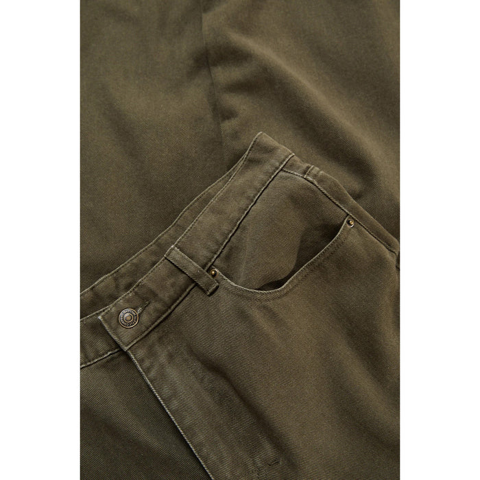Rhythm Essential Relaxed Straight Jeans - Men's Dark Olive