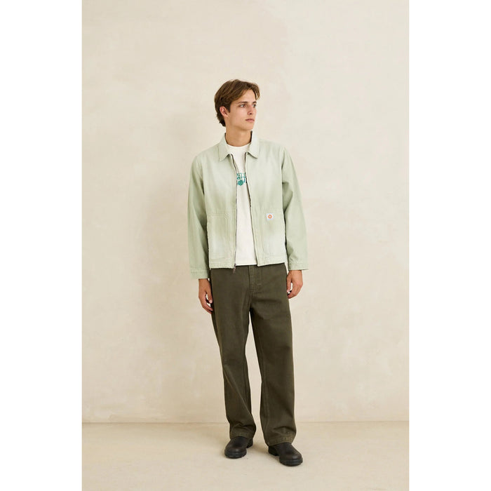Rhythm Essential Relaxed Straight Jeans - Men's Dark Olive