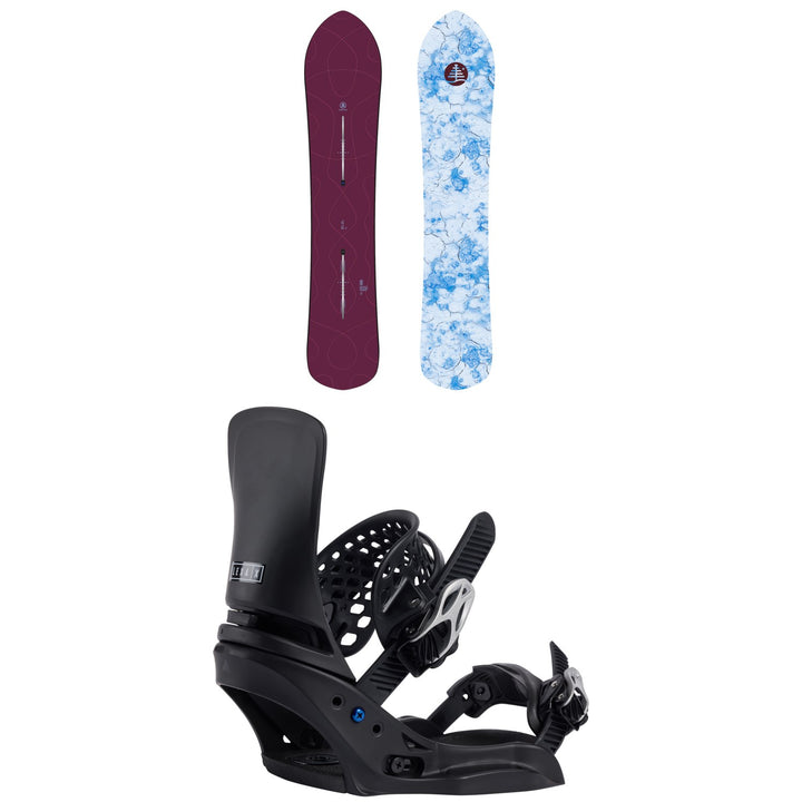 Burton Family Tree Sketch Artist Snowboard + Lexa X EST Snowboard Bindings - Women's 2027