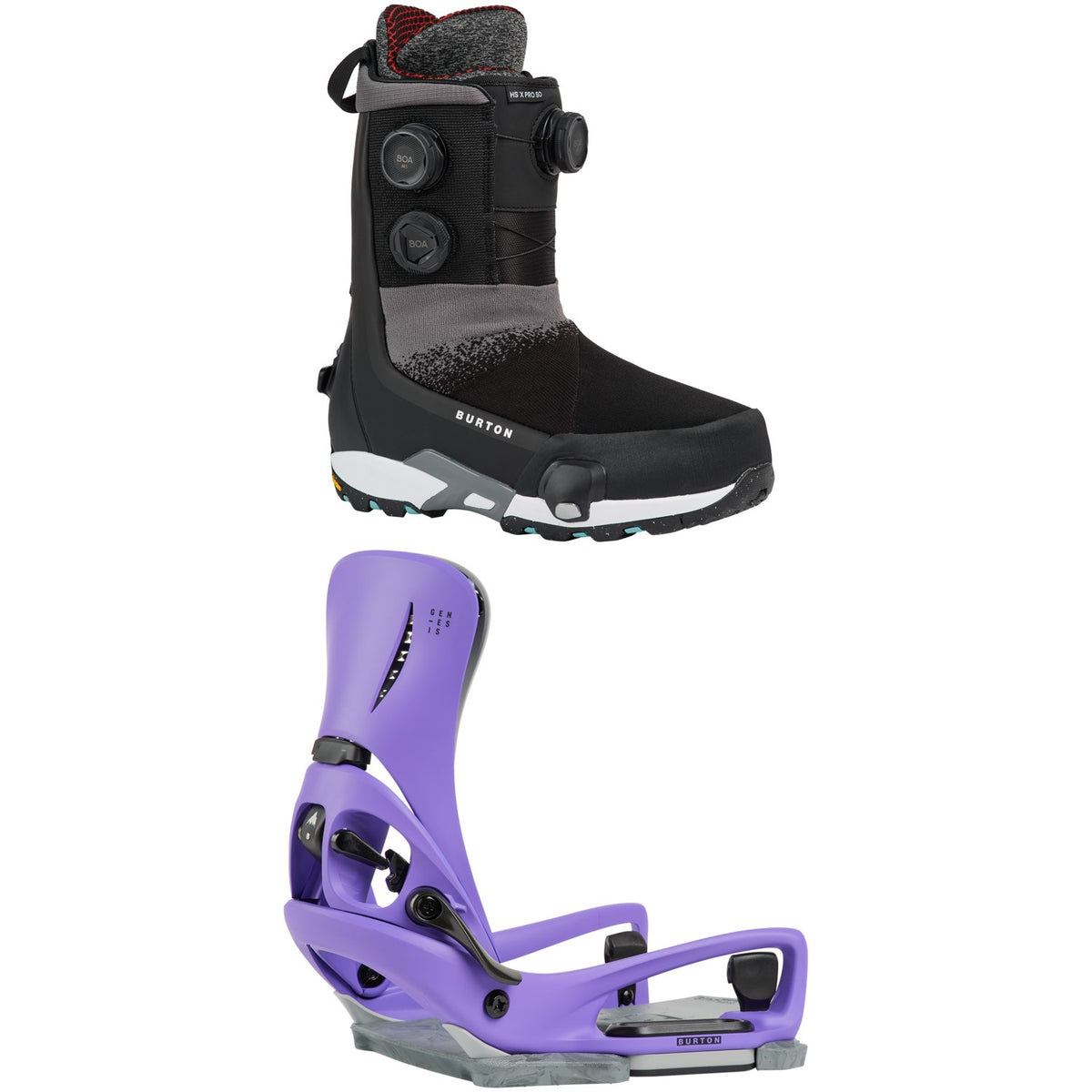 Burton Highshot X Pro Step On Wide Snowboard Boots + Step On Genesis EST Snowboard Bindings 2027