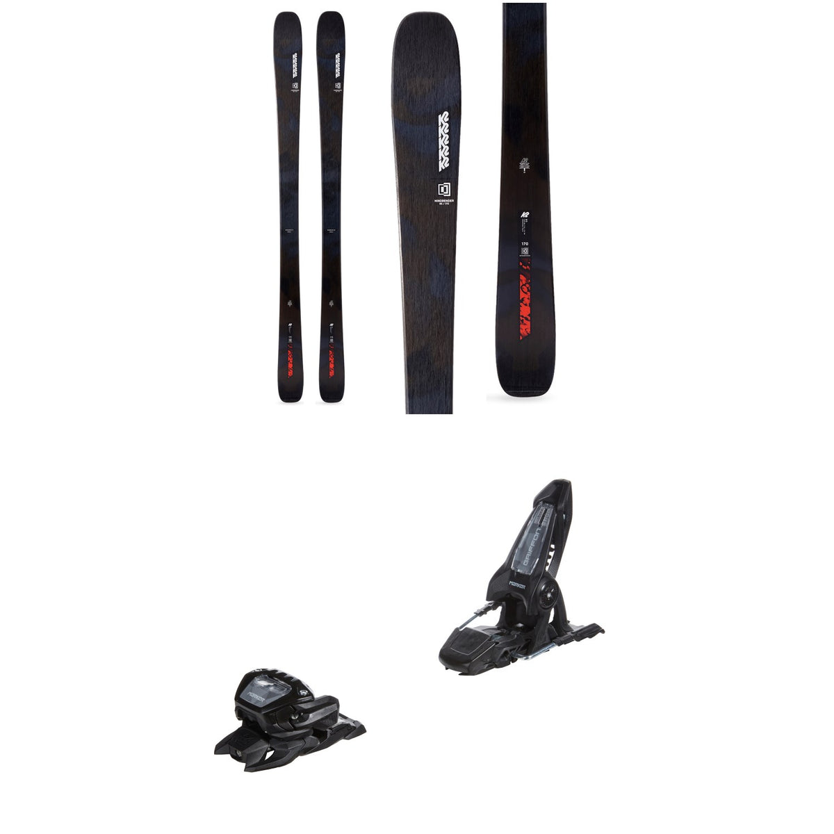 K2 Mindbender 85 Skis + Marker Griffon 13 ID Ski Bindings 2026
