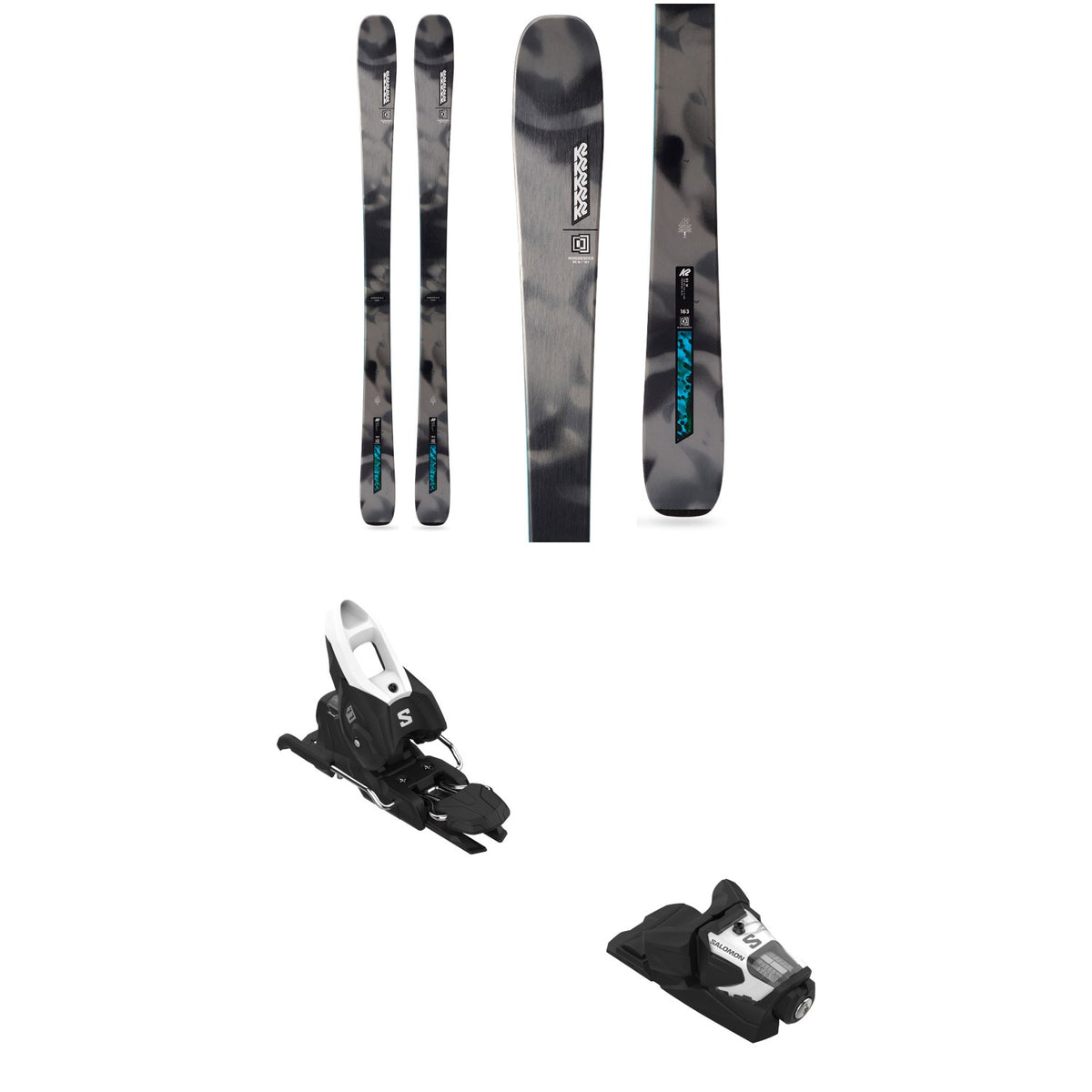 K2 Mindbender 85 W Skis - Women's + Salomon Stage 11 GW Ski Bindings 2026