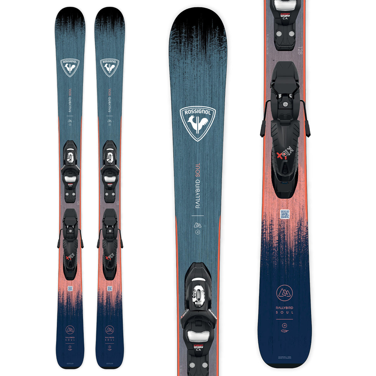 Rossignol Rallybird Jr Skis + Kid-X 4 Bindings - Kids' 2025