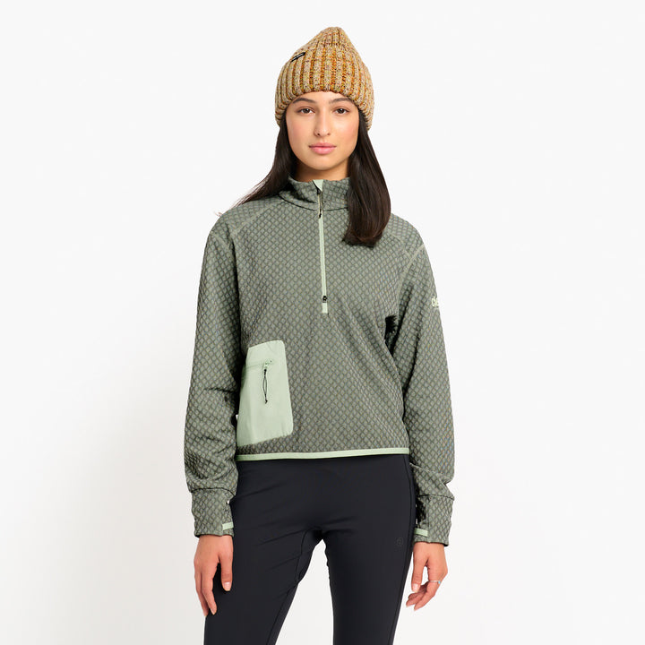 Ciele VLVHalfzip - Women's Light Moss