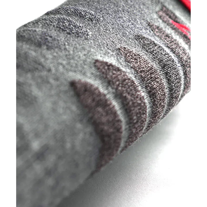 Lenz Heat 5.1 Slim Fit Socks Grey/Red