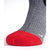 Lenz Heat 5.1 Slim Fit Socks Grey/Red
