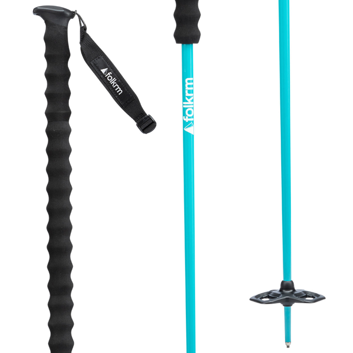 Folkrm Wyeast Ski Poles 2027 Glacier Blue