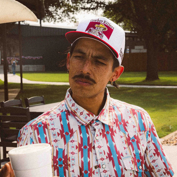 Sendero Provisions Co. Cowboy Killers Hat Cream/Red