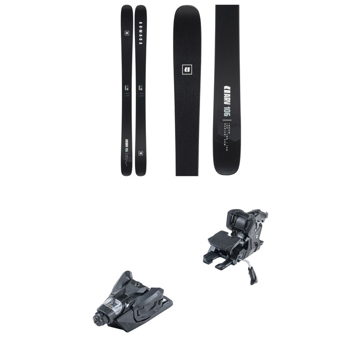 Armada ARV 106 Black Edition Skis + Strive 16 MN Ski Bindings 2027