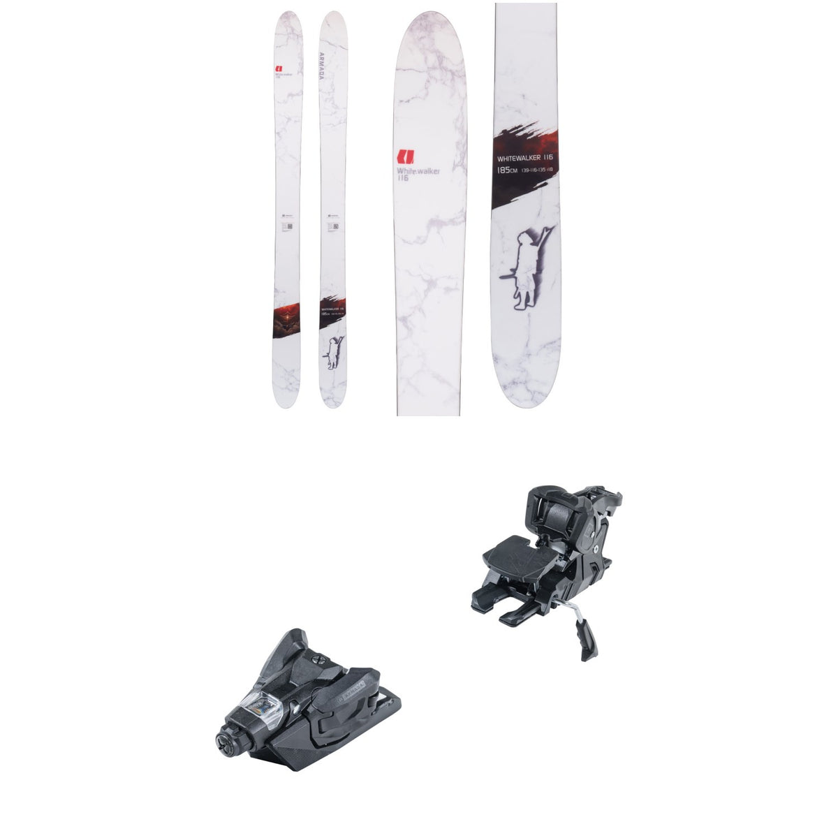 Armada Whitewalker 116 Skis + Strive 16 MN Ski Bindings 2027