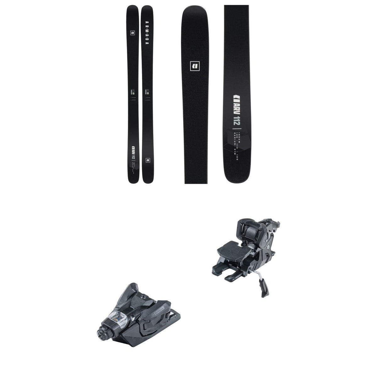 Armada ARV 112 Black Edition Skis + Strive 16 MN Ski Bindings 2027