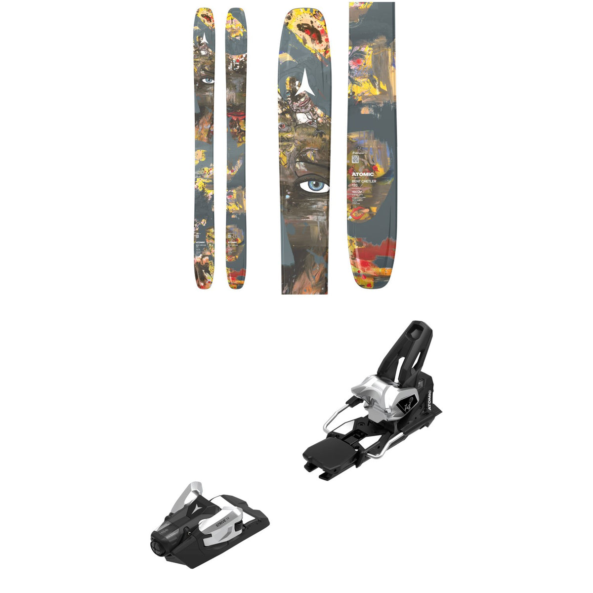 Atomic Bent Chetler 120 Skis + Strive 14 GW Ski Bindings 2027