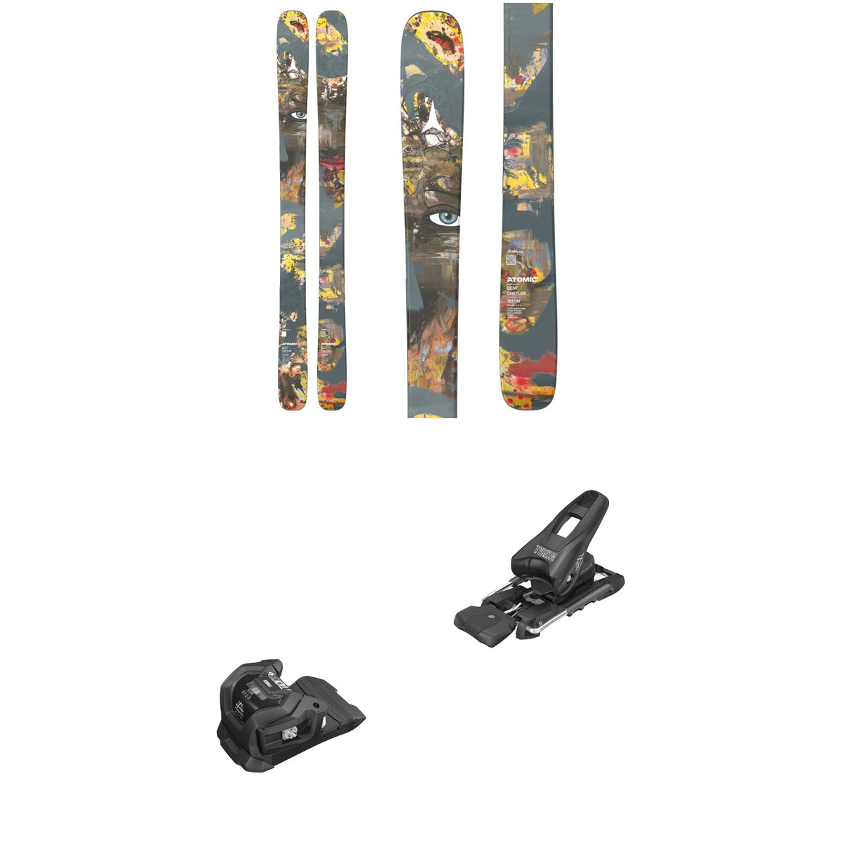 Atomic Bent Chetler Mini Skis - Kids'  + Tyrolia Attack LYT 9 GW Ski Bindings 2027