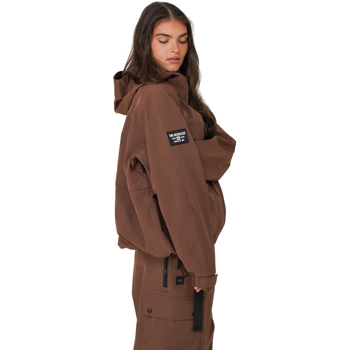 Notice The Reckless Mudstone 3-Layer Outer Shell Jacket - Women's Brown