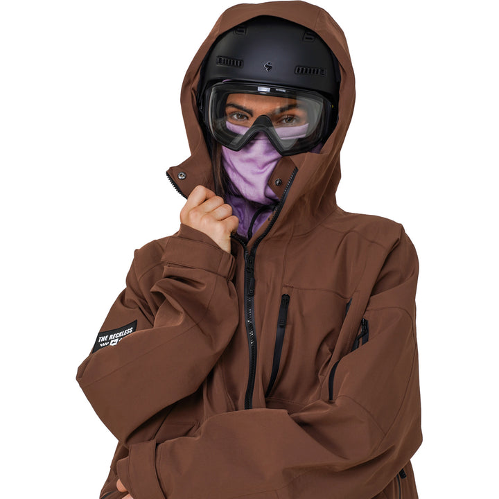 Notice The Reckless Mudstone 3-Layer Outer Shell Jacket - Women's Brown