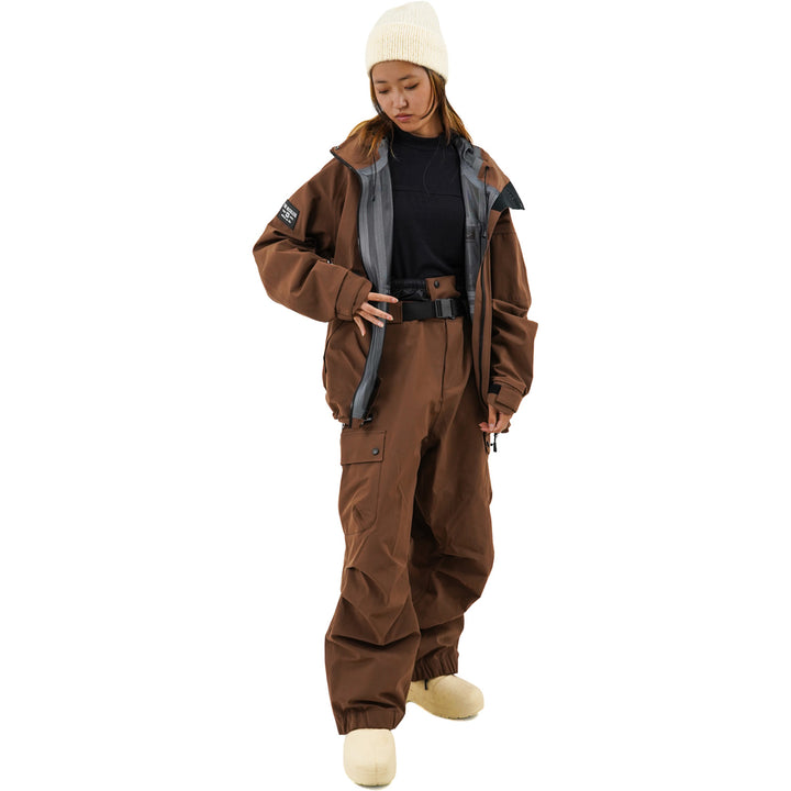 Notice The Reckless Mudstone 3-Layer Outer Shell Pants - Women's Brown
