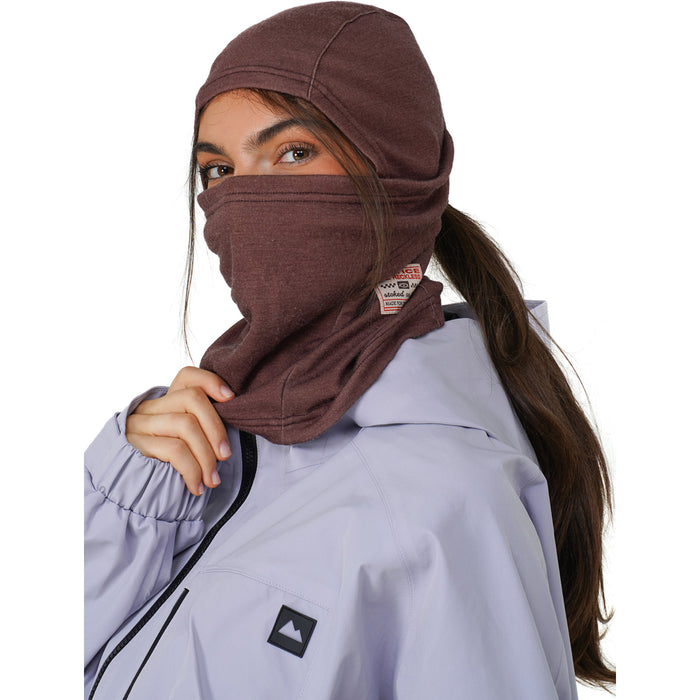 Notice The Reckless Mudstone Merino Balaclava Brown